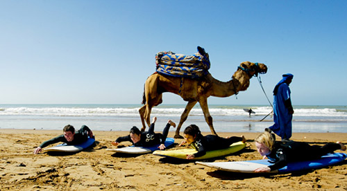 surfing in morocco